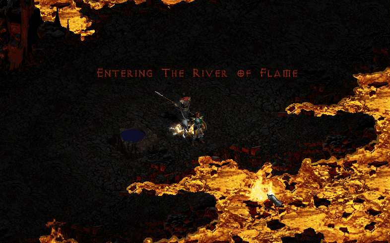Entering the River of Flame